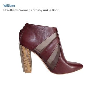 Heather Williams Crosby Bootie in Burgundy 39.5